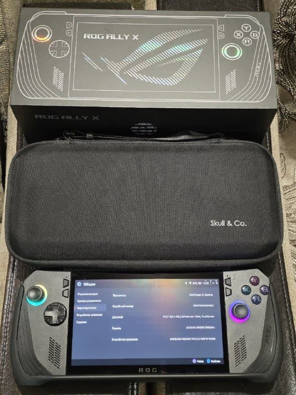 Asus Rog Ally X ΠΈΠ³ΡΠΎΠ²Π°Ρ ΠΊΠΎΠ½ΡΠΎΠ»Ρ Ρ ΠΊΠΎΠΌΠΏΠ»Π΅ΠΊΡΠΎΠΌ