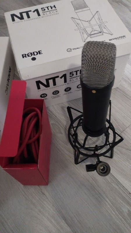 ΠΡΠΎΡΠ΅ΡΡΠΈΠΎΠ½Π°Π»ΡΠ½ΡΠΉ ΠΌΠΈΠΊΡΠΎΡΠΎΠ½ RODE NT1, Vistone V5 ΠΈΠ½ΡΠ΅ΡΡΠ΅ΠΉΡ