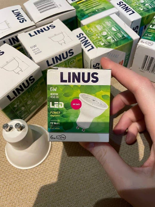 10 лампочек для спотов