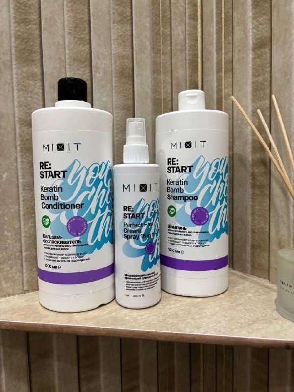 Набор MIXIT шампунь, бальзам, спрей для волос