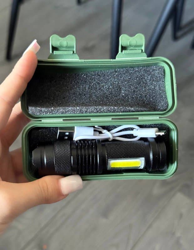 Фонарик USB перезаряжаемый очень яркий